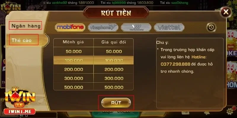 Hướng dẫn các bước rút tiền chi tiết và dễ hiểu